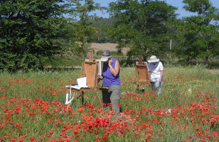 Painting Provence in the South of France
