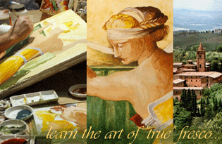 Fresco Painting in Tuscany